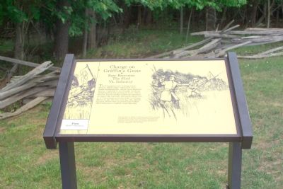 Charge on Griffin’s Guns Marker. Click for full size. Charge on Griffin’s Guns Marker image. Click for full size.