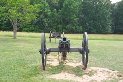 Looking Down the Barrel of One of Ricketts’ Gun. Click for full size. Looking Down the Barrel of One of Ricketts’ Gun image. Click for full size.