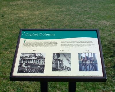 Capitol Columns Marker image. Click for full size.