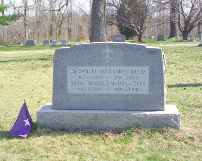 The Grave of Dr. and Mrs. Mudd image. Click for full size.