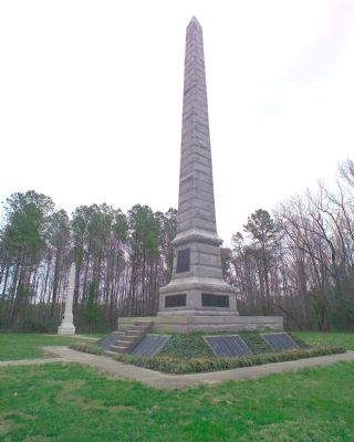 United States and Maryland Monuments image. Click for full size.