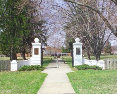 Charlotte Hall School Main Gate image. Click for full size.
