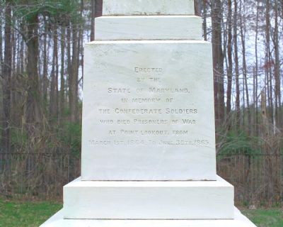 Front Inscription on State Monument image. Click for full size.