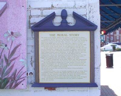 The Mural Story Marker image. Click for full size.