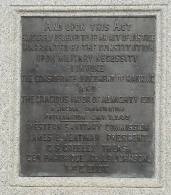 Tablet on Back of Pedestal. Click for full size. Tablet on Back of Pedestal image. Click for full size.