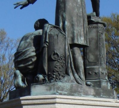 Detail From Back of the Statue image. Click for full size.