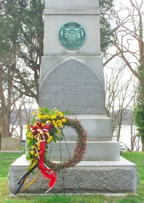 Leonard Calvert Monument, East Face image. Click for full size.