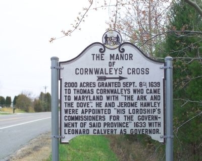 The Manor of Cornwaleys Cross Marker image. Click for full size.