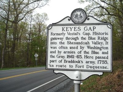 Keyes Gap Marker image. Click for full size.