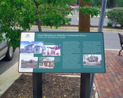From Plantation to Suburb; a Community Grows Marker image. Click for full size.