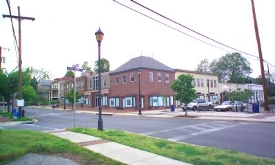 Corner of Queensbury Road and Rhode Island Avenue. Click for full size. Corner of Queensbury Road and Rhode Island Avenue image. Click for full size.