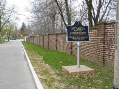 Major General Lew Wallace 1827-1905 Marker. Click for full size. Major General Lew Wallace 1827-1905 Marker image. Click for full size.