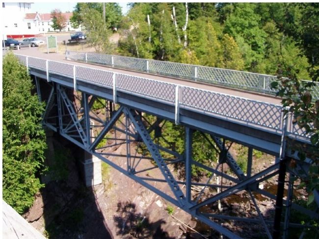 Bridge Over the Eagle River image. Click for full size.