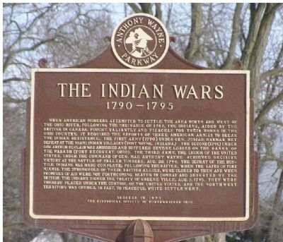 The Indian Wars Marker image. Click for full size.