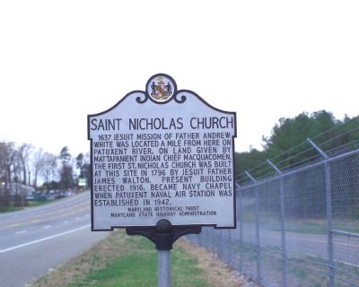 Saint Nicholas Church Marker. Click for full size. Saint Nicholas Church Marker image. Click for full size.
