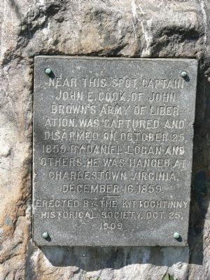 Captain John E. Cook Marker. Click for full size. Captain John E. Cook Marker image. Click for full size.