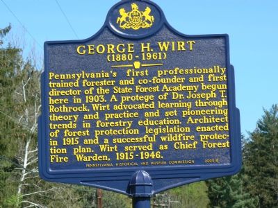 George H. Wirt Marker image. Click for full size.