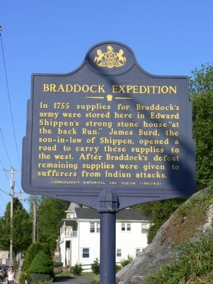 Braddock Expedition Marker image. Click for full size.