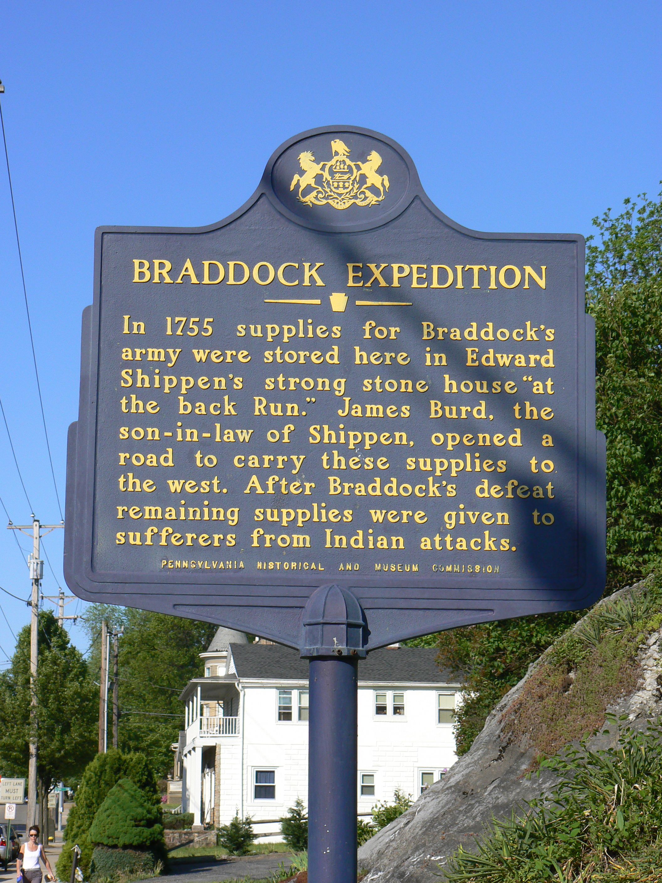 Braddock Expedition Marker