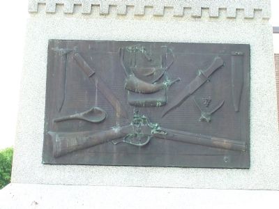 Plaque on North Face. Click for full size. Plaque on North Face image. Click for full size.
