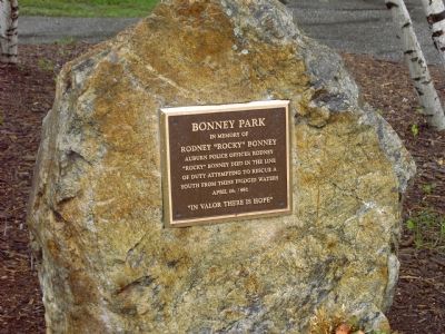 Bonney Park Marker image. Click for full size.