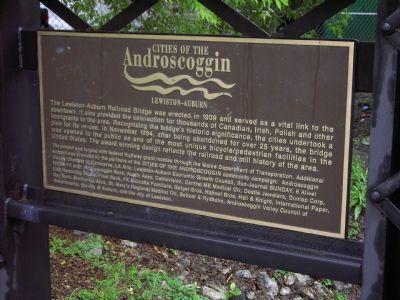 Cities of the Androscoggin Marker image. Click for full size.