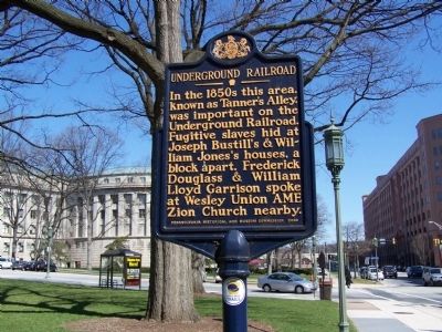 Underground Railroad Marker image. Click for full size.