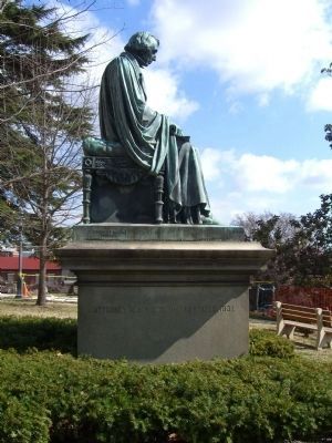 Right side of Roger Brooke Taney Marker. Click for full size. Right side of Roger Brooke Taney Marker image. Click for full size.