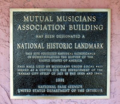 National Park Service plaque on front of building.. Click for full size. National Park Service plaque on front of building. image. Click for full size.