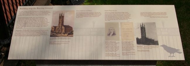 Building atop the Burying Ground Marker. Click for full size. Building atop the Burying Ground Marker image. Click for full size.