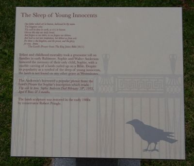 The Sleep of Young Innocents Marker image. Click for full size.