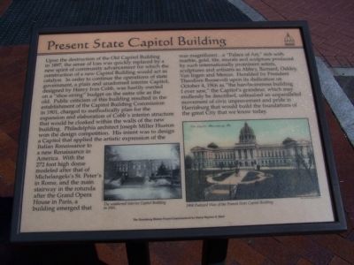 Present State Capitol Building Marker image. Click for full size.