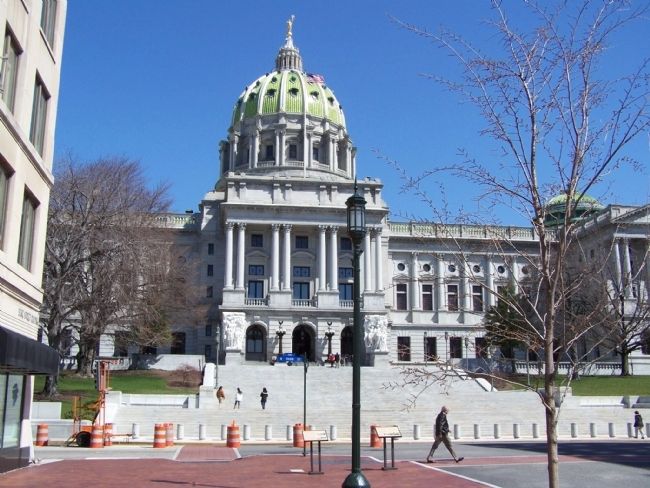 Pennsylvania State Capitol Building. image. Click for full size.
