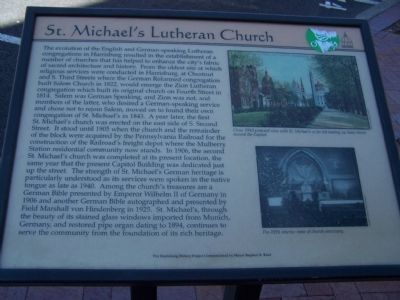 St. Michael's Lutheran Church Marker image. Click for full size.