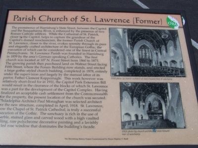 Parish Church of St. Lawrence (Former) Marker image. Click for full size.