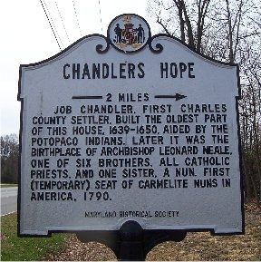 Chandler's Hope Marker. Click for full size. Chandler's Hope Marker image. Click for full size.