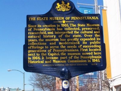 The State Museum of Pennsylvania Marker image. Click for full size.