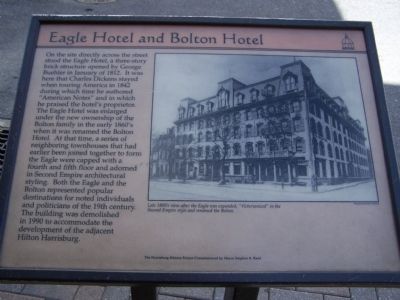 Eagle Hotel and Bolton Hotel Marker image. Click for full size.