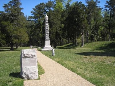 Monuments near The Crater Site. Click for full size. Monuments near The Crater Site image. Click for full size.