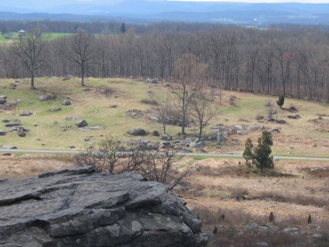 View from Little Round Top image. Click for full size.