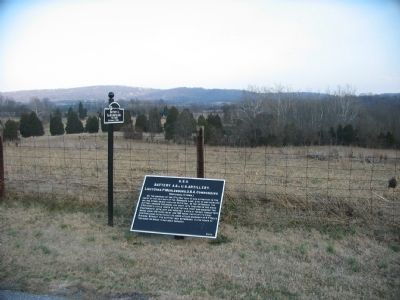Battery A, 4th U.S. Artillery Position. Click for full size. Battery A, 4th U.S. Artillery Position image. Click for full size.