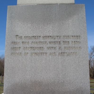 East Face of Monument. Click for full size. East Face of Monument image. Click for full size.