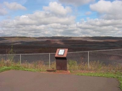 Hull-Rust Mahoning Mine Pit Overlook Marker image. Click for full size.