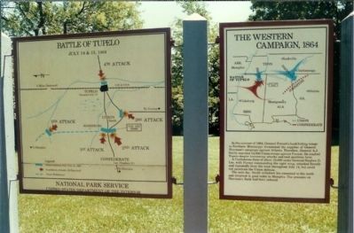 Battle of Tupelo The Western Campaign , 1864. Click for full size. Battle of Tupelo The Western Campaign , 1864 image. Click for full size.