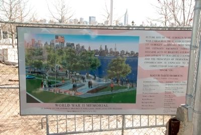Hoboken World War II Memorial Announcement. Click for full size. Hoboken World War II Memorial Announcement image. Click for full size.