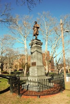Monument as viewed from Hudson Street. image. Click for full size.