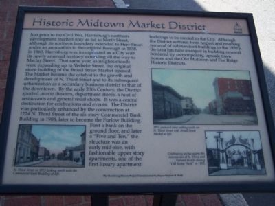 Historic Midtown Market District Marker image. Click for full size.