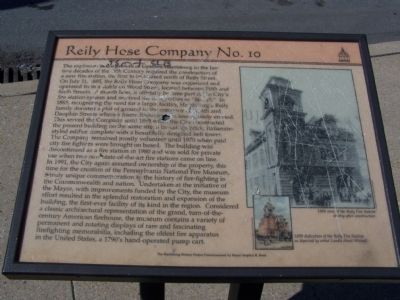 Reily Hose Company No. 10 Marker image. Click for full size.