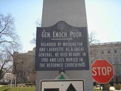 Gen. Enoch Poor Marker image. Click for full size.