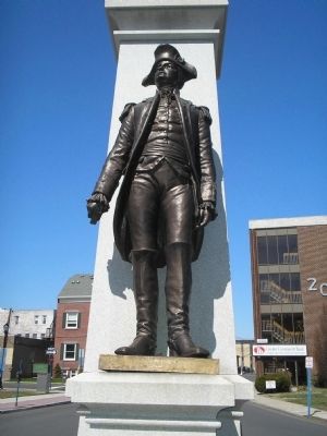 Closeup of Gen. Poor Statue image. Click for full size.